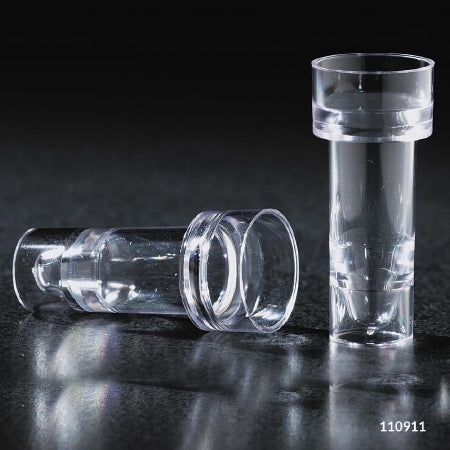 Sample Cup McKesson 3 mL, Clear, 17 X 38 mm, Without Caps