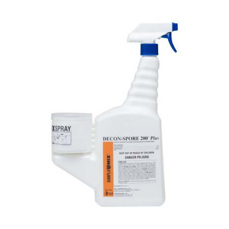 Veltek Associates DECON-SPORE 200 Plus Surface Disinfectant Cleaner Peroxide Based Liquid 16 oz. Bottle Scented Sterile - M-1184652-3994 - Case of 12