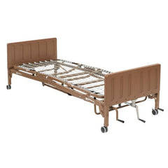 Drive Medical BED PKG, MANUAL HOSPITAL W/HALF RAILS & THERAPY MATTRESS