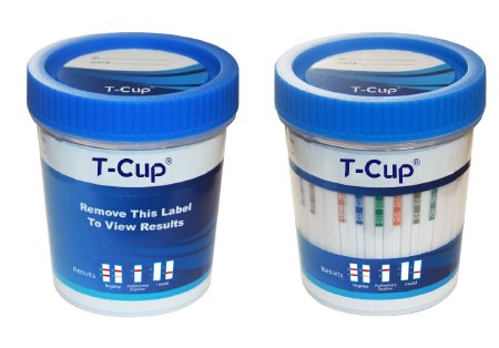 Wondfo USA Co Ltd Drugs of Abuse Test with Adulterants T-Cup® 12-Drug Panel AMP, BAR, BUP, BZO, COC, mAMP/MET, MDMA, MOP, MTD, OXY, PCP, THC (CR, pH, SG) Urine Sample 25 Tests
