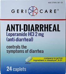 Anti-Diarrheal Geri-Care® 2 mg Strength Caplet 24 per Box