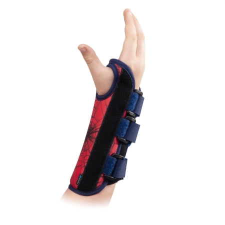 DJO DonJoy® Advantage Comfort Featuring Marvel Aluminum / Foam / Nylon Right Hand Black / Red