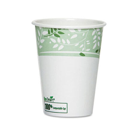 Dixie® EcoSmart Hot Cups, Paper w/PLA Lining, Viridian, 8oz, 50/Pack
