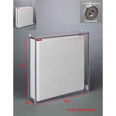 Poltex Inc HOLDER, 3RING BINDER W/LID MAGNETS