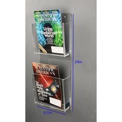 Poltex Inc RACK, MAGAZINE 2PCKT VERTICAL DECO