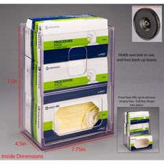 Poltex Inc HOLDER, MASK VISUAL MGMT W/MAGNETS 3BOX