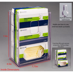 Poltex Inc HOLDER, MASK VISUAL MGMT WALL MOUNT 3BOX