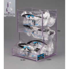 Poltex Inc HOLDER, EYEWEAR PROTECTION WALL MOUNT MINI