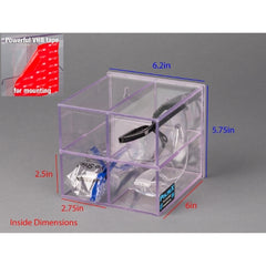 Poltex Inc HOLDER, EYEWEAR PROTECTION 4POS VHB TAPE