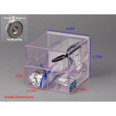Poltex Inc HOLDER, EYEWEAR PROTECTION 4POS W/MAGNETS