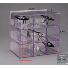 Poltex Inc HOLDER, EYEWEAR PROTECTION 9POS WALL MOUNT