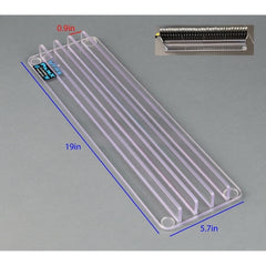 Poltex Inc Sample Tube Strip Tray Stabilizer 3 Slot, Clear For use with Hamilton Machine