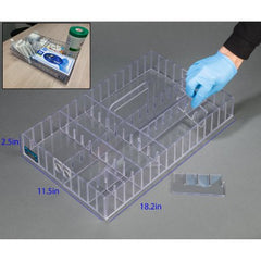 Poltex Inc Vaccine / Procedure Caddy 2-1/2 X 11-1/2 X 18.2 Inch Polycarbonate - M-1187530-1490 - Each