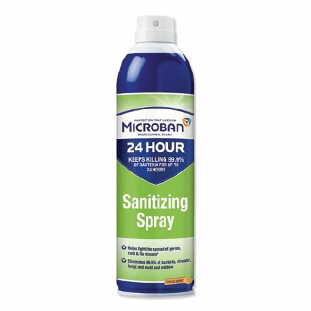 Lagasse Microban® Surface Disinfectant / Sanitizer Quaternary Based Liquid 15 oz. Can Citrus Scent NonSterile - M-1188328-2009 - CT/6