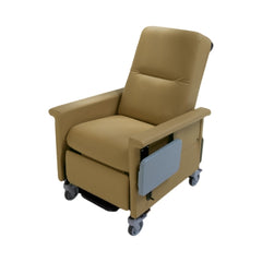 Novum Medical Products of NY LLC RECLINER, TRANS W/RT SIDE TBL PUSH BAR FT REST NAT