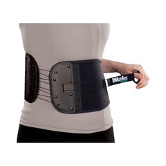 Mueller Sports Medicine Back & Abdominal Support Mueller® Green One Size Fits Most 32 to 51 Inch Waist Circumference Adult