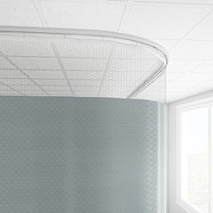 Imperial Fastener Company CURTAIN, CUBICLE ANTIMICROBIALSUMMIT/MINK 104"X144" D/S - M-1189719-4200 - Each