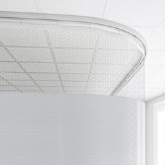 Imperial Fastener Company CURTAIN, CUBICLE ANTIMICROBIALSUMMIT/OATMEAL 80"X72" D/S - M-1189721-1333 - Each
