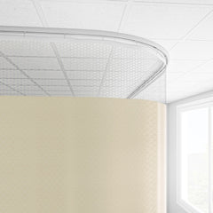 Imperial Fastener Company CURTAIN, CUBICLE ANTIMICROBIALSUMMIT/OATMEAL 80"X216" D/S