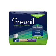 First Quality Unisex Adult Absorbent Underwear Prevail® Overnight Pull On with Tear Away Seams Disposable Heavy Absorbency - M-1189997-4767 - Case of 48