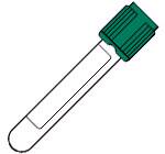 Becton Dickinson BD Vacutainer® Venous Blood Collection Tube Plasma Tube Sodium Heparin Additive 13 X 75 mm 2 mL Green BD Hemogard™ Closure Glass Tube