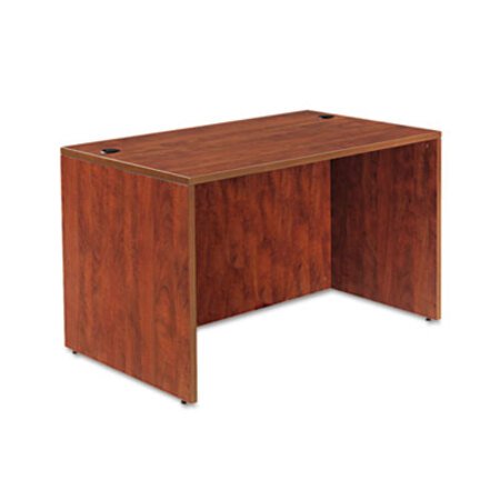 Alera® Alera Valencia Series Straight Front Desk Shell, 47.25" x 29.5" x 29.63", Medium Cherry