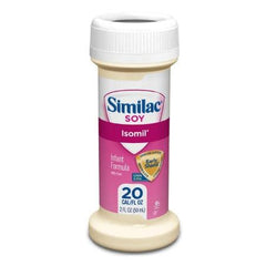 Abbott Nutrition Inf Similac® Soy Isomil® 20 2 oz. Bottle Liquid Ready to feed 2FL OZ Case of 48 - Axiom Medical Supplies