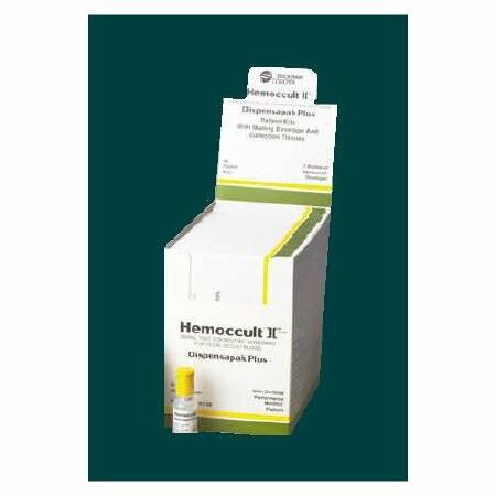 Hemocue Rapid Test Kit Hemoccult II® Dispensapak™ Plus Colorectal Cancer Screening Fecal Occult Blood Test (FOBT) Stool Sample 40 Tests