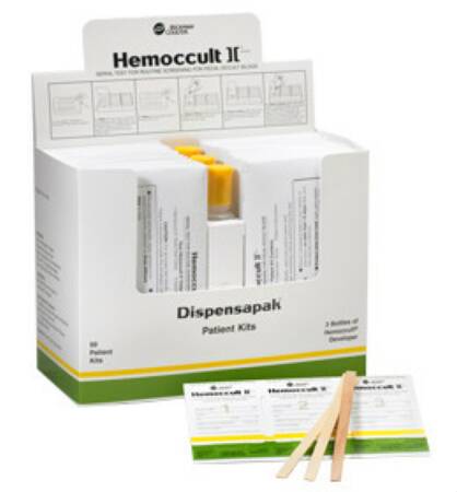 Hemocue Patient Sample Collection and Screening Kit Hemoccult II® Dispensapak™ Colorectal Cancer Screening Fecal Occult Blood Test (FOBT) Stool Sample 50 Tests
