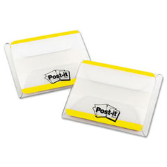 Post-it® Tabs Tabs, Lined, 1/5-Cut Tabs, Yellow, 2" Wide, 50/Pack
