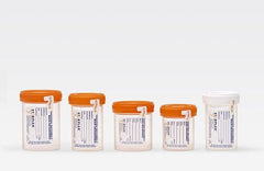 Starplex Scientific Corporation Specimen Container LeakBuster 53 mm Opening Polypropylene 120 mL (4 oz.) Screw Cap Patient Information Sterile in OR Ready Peel Pouch - M-980746-1487 | Case of 100