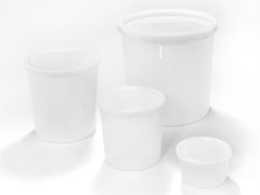 Caplugs Lab Storage Container PLSC Series General Purpose Cup Polypropylene 240 mL (8 oz.) - M-941630-3336 - Case of 120
