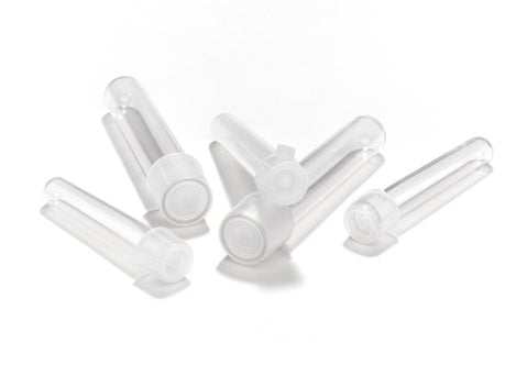 Caplugs Test Tube Round Bottom Plain 13 X 100 mm 8 mL Without Color Coding Screw Cap Polystyrene Tube - M-898119-3775 - Case of 500