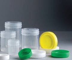 Dynamic Diagnostics Specimen Container Wide Mouth 53 mm Opening Polypropylene 90 mL (3 oz.) Screw Cap Unprinted NonSterile - M-865434-1539 - Case of 1