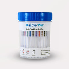 American Screening Corporation Drugs of Abuse Test Discover Plus™ 12-Drug Panel AMP, BAR, BUP, BZO, COC, mAMP/MET, MDMA, MOP, MTD, OXY, PPX, THC Urine Sample 25 Tests - M-1113273-3200 - Case of 1