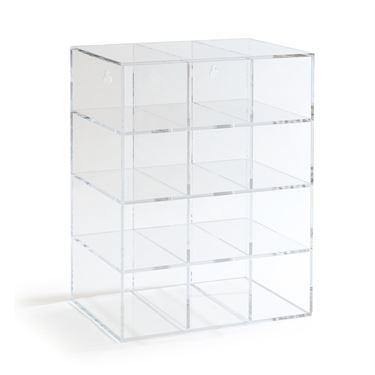 MarketLab 12-Place Safety Glass Holder 12 Place Horizontal • 14"W x 8"D x 12"H ,1 Each - Axiom Medical Supplies