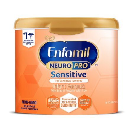 Infant Formula Enfamil NeuroPro™ Sensitive 19.5 oz. Canister Powder M-1201013-4067 | Case of 4