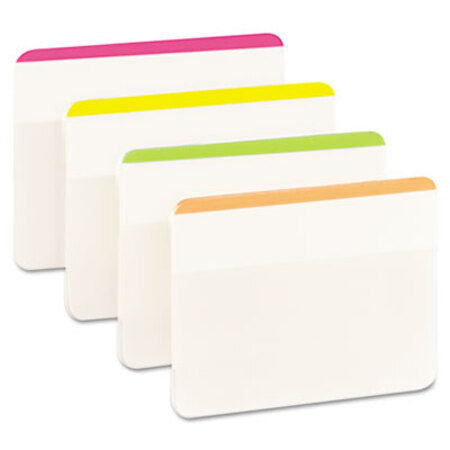 Post-it® Tabs Tabs, Lined, 1/5-Cut Tabs, Assorted Brights, 2" Wide, 24/Pack