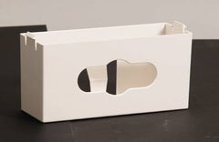 Bemis Healthcare Glove Box Holder Sentinel by Bemis™ Horizontal or Vertical Mounted 1-Box Capacity White 4 X 6 X 12 Inch Plastic