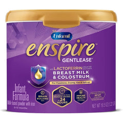 Mead Johnson Infant Formula Enfamil® Enspire™ Gentlease® 19.5 oz. Tub Powder M-1205419-4225 | Case of 4