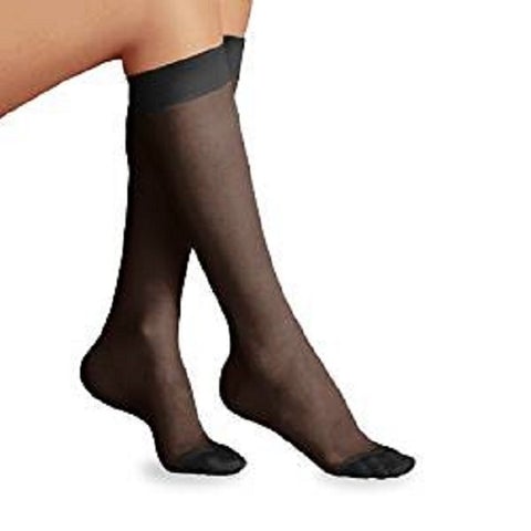 BSN Medical Compression Stocking JOBST UltraSheer Knee High Large / Full Calf Black Closed Toe - M-993629-4006 | Pair