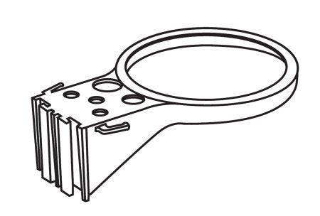 Bemis Healthcare Suction Canister Bracket