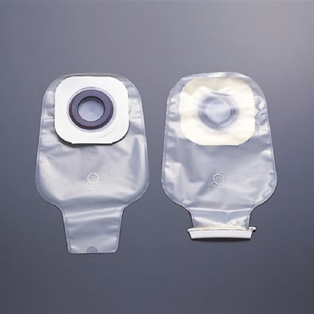 Hollister Colostomy Pouch Karaya 5 One-Piece System 12 Inch Length 1-1/8 Inch Stoma Drainable