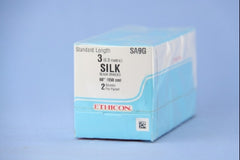 Suture without Needle Perma - Hand SUTUPAK Braided Silk Nonabsorbable Coated Size 3 60 Inch Suture