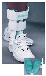 Bird & Cronin Air / Gel Ankle Support Sprint® Medium Hook and Loop Closure Left or Right Foot