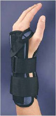 Bird & Cronin Wrist / Forearm Brace Cinch-Lock™ Aluminum / Foam / Nylon / Plastic / Polyester Left Hand Black Large