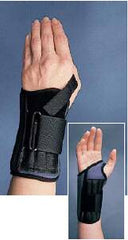 Bird & Cronin Wrist Brace Cindy® Foam / Metal / Nylon / Polyester Right Hand Black Small
