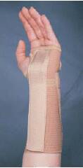 Bird & Cronin Wrist Brace Independence Cotton / Elastic Right Hand Black Medium