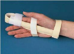 Bird & Cronin Finger Splint Large Hook and Loop Closure Tan