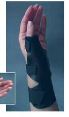 Bird & Cronin Thumb Splint One Size Fits Most Hook and Loop Closure Black